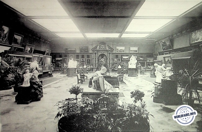 Intérieur de la galerie des Beaux-Arts de l'Allemagne