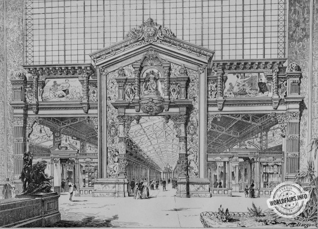Galerie de 30 mètres - Porte des tissus - Architecte: M. Courtois-Suffit