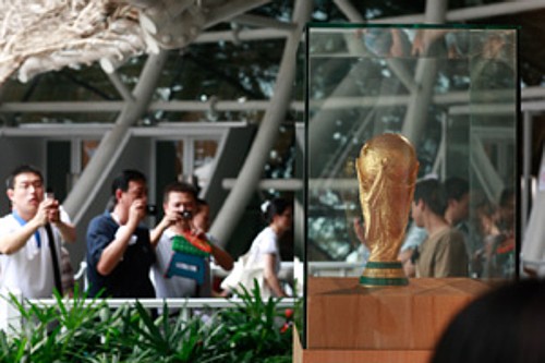 La coupe du monde au pavillon Espagnol