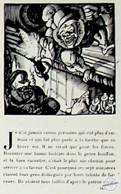 Bois pour "Hop-frog", d'Edgar Poe, Siméon. Helleu et Sergent, éditeurs