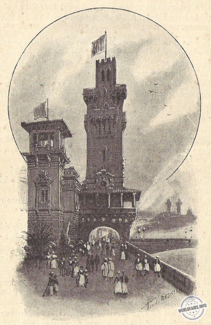 La tour du Palais de Monaco