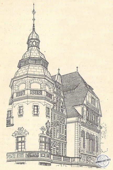 Allemagne - Partie latérale du Pavillon (en aval)