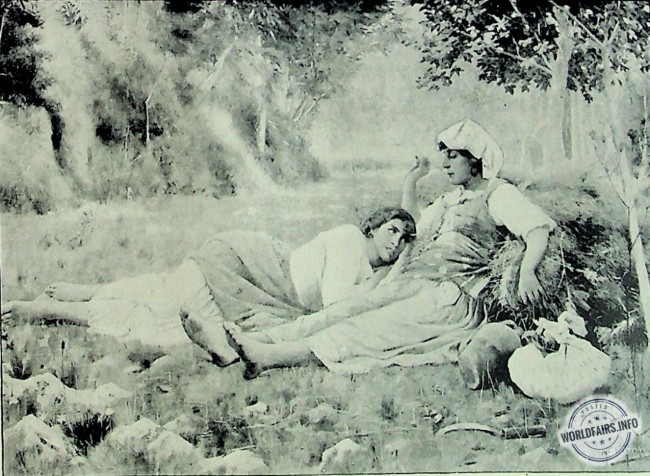 H. Fischer (Great Britain) - A mid-day rest