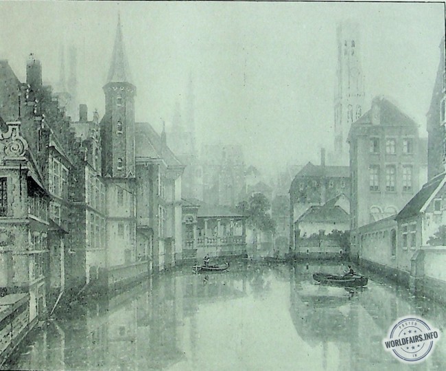 F. Stroobant (Belgium) - The old canal, Bruges