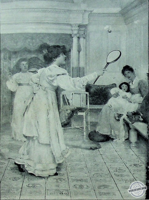 Miss Laura Alma-Tadema (Great Britain) - Battledore and shuttlecock