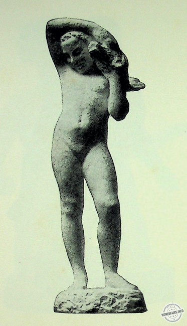 R. Wlérick - Fillette au poisson