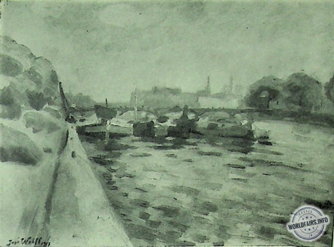 José Wolff - Quai de la Seine à Paris