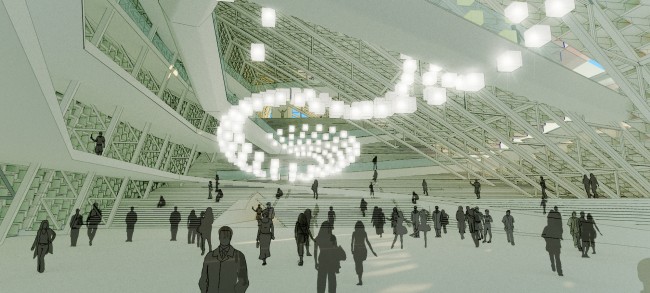 Republic of Korea pavilion - render 1 - Copyright © 2020 Expo 2020 Dubai LLC –SO. All rights reserved