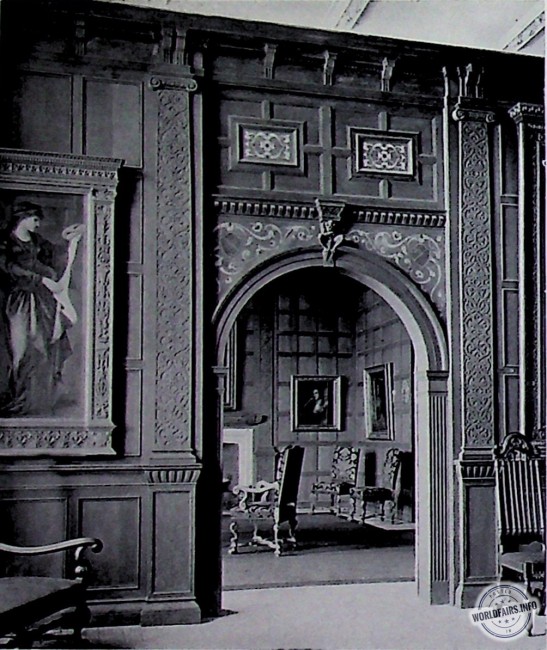 A doorway in the Saloon