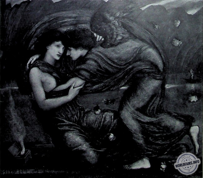 Cupid and Psyche<br />By Sir E. Burne-Jones