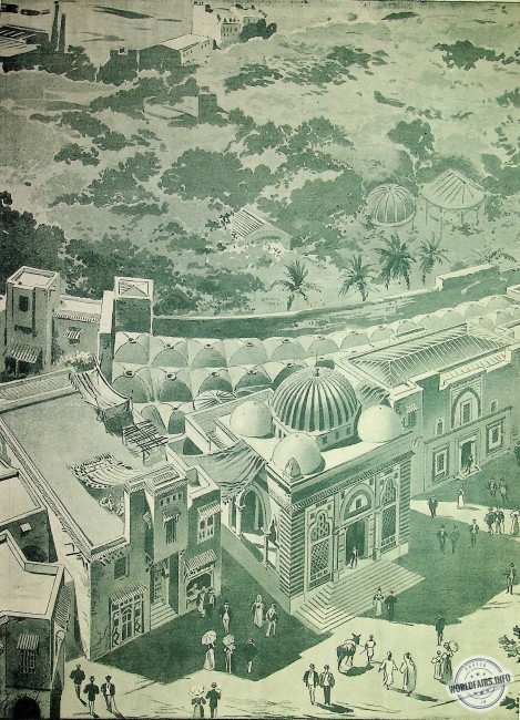 Vue à vol d'oiseau de la section tunisienne