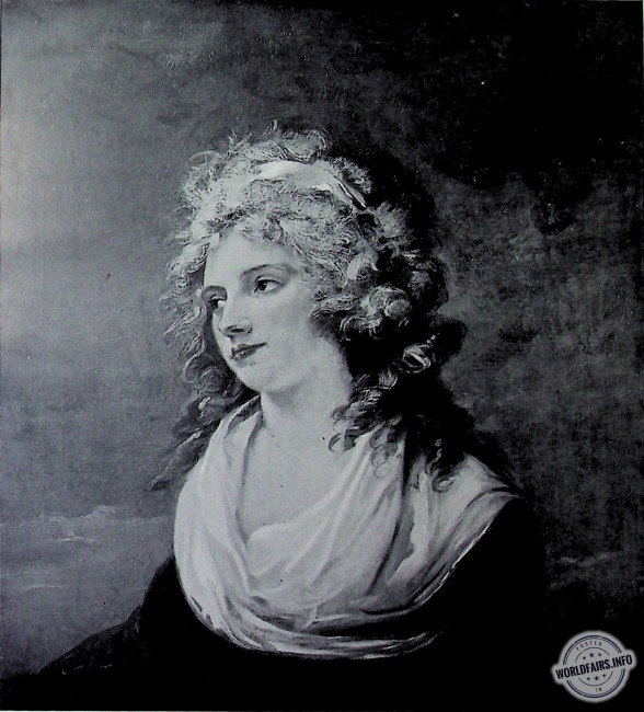 The Countess of Lucan.<br />In the collection of L. Neumann, Esq. By George Romney