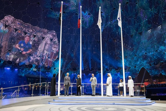 France National Day - talk with Thomas Pesquet, live from the International Space Station<br />©Expo 2020 Dubai