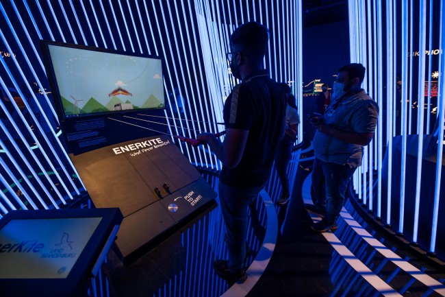 Interior image of the Germany Pavilion<br />©Stuart Wilson/Expo 2020 Dubai