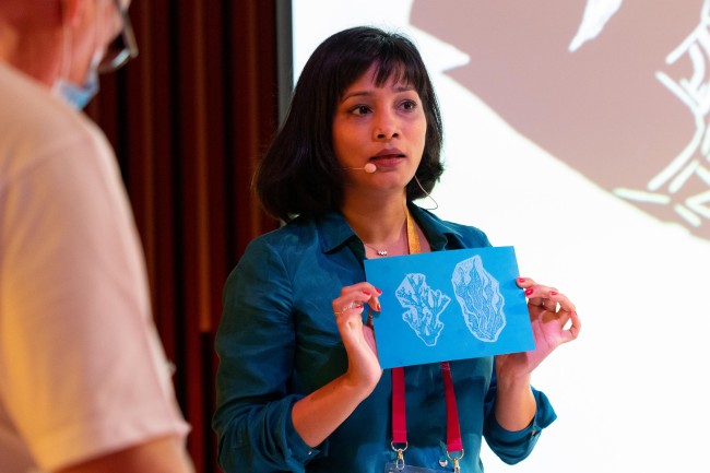 Bag Making workshop with Artist Zahra Jewanjee at Hammour House<br />©Walaa Alshaer/Expo 2020 Dubai