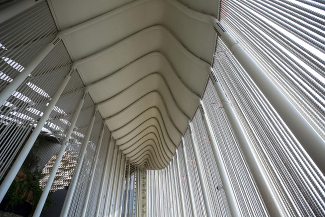Interior of the Italy Pavilion<br />©Christopher Edralin/Expo 2020 Dubai