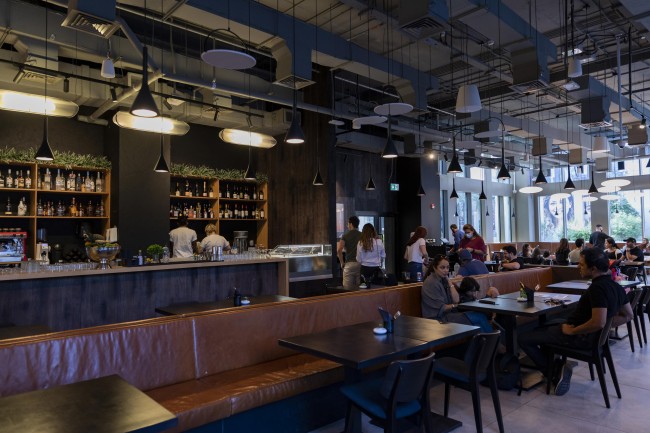 Interior of the Adrift Burger Bar<br />©David Koriako/Expo 2020 Dubai