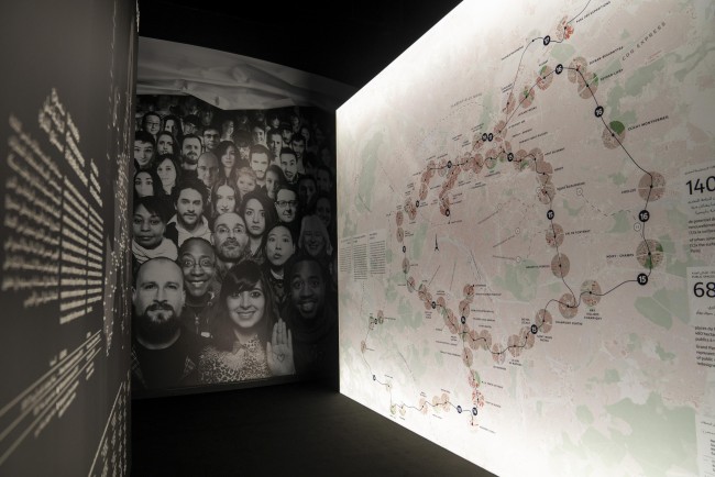 Grand Paris Express Exhibition at the France Pavilion<br />©Miaad Mahdi/Expo 2020 Dubai