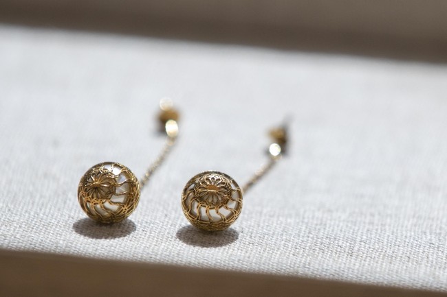 Expo 2020 Dubai inspired jewellery, by Monogram, a UAE based brand at the World Souq in Jubilee<br />©Mahmoud Khaled/Expo 2020 Dubai