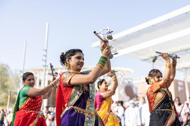 India National Day Bespoke Parade<br />©Roger Anis/Expo 2020 Dubai