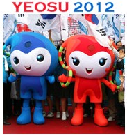 Les mascottes de Yeosu Expo 2012