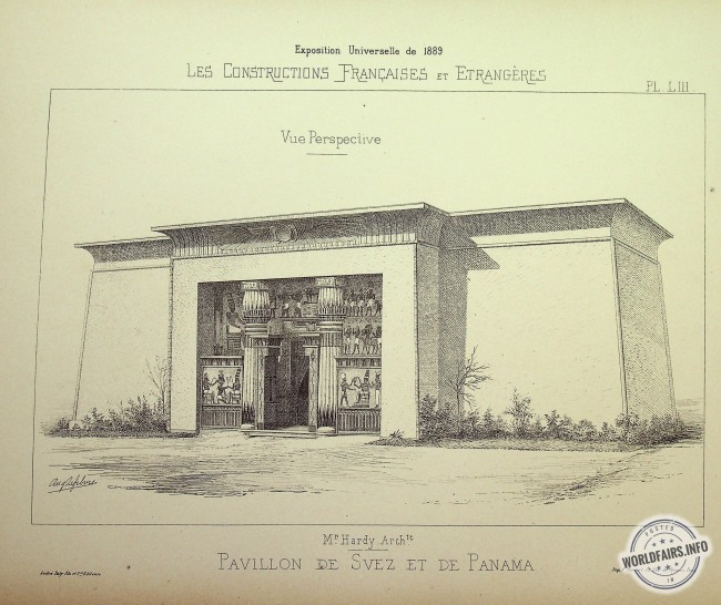 Pavillon de Suez et Panama - Vue perspective