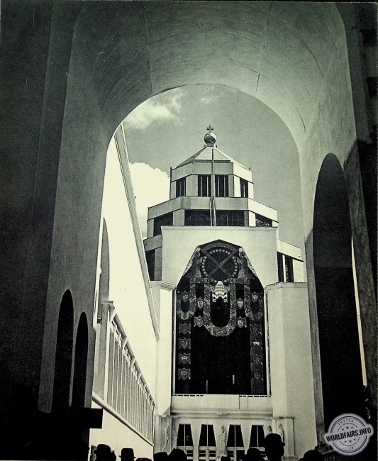 Pavillon du Vatican (jardins du Trocadéro)<br />©Pierre Verger