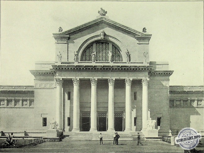 MAIN ENTRANCE TO THE ART PALACES.