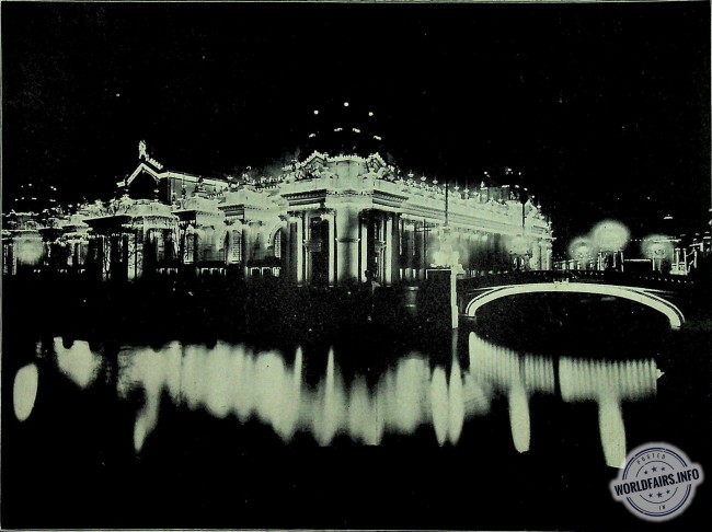 PALACE OF ELECTRICITY AT NIGHT