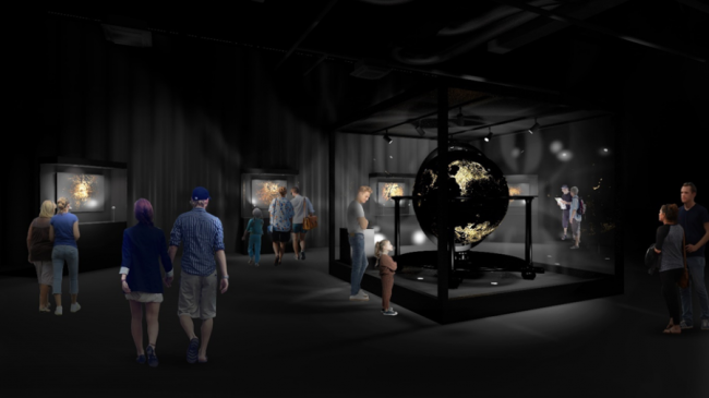 Le Pavillon "La terre la nuit" intérieur