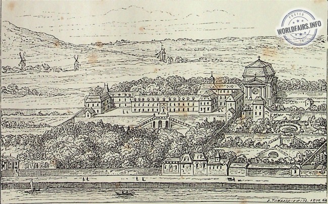 fig03.jpg (622.84 Kio) Vu 658 fois Fig.3 - Vue du couvent des Dames de la Visitation, en 1777, d'après la gravure de Lespinasse