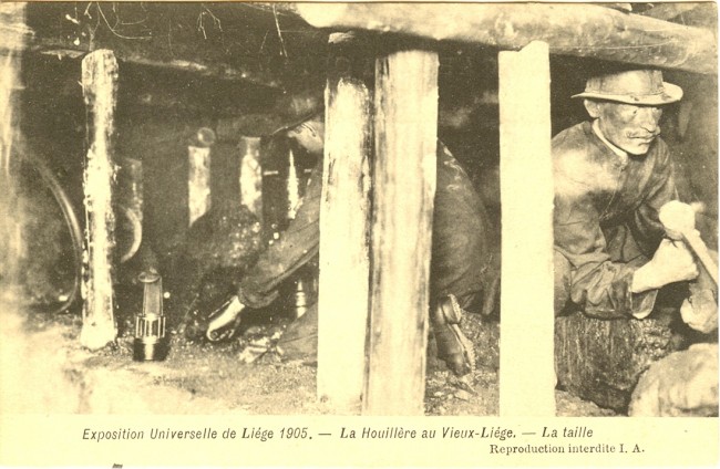 La Houillère au Vieux-Liége : La Taille