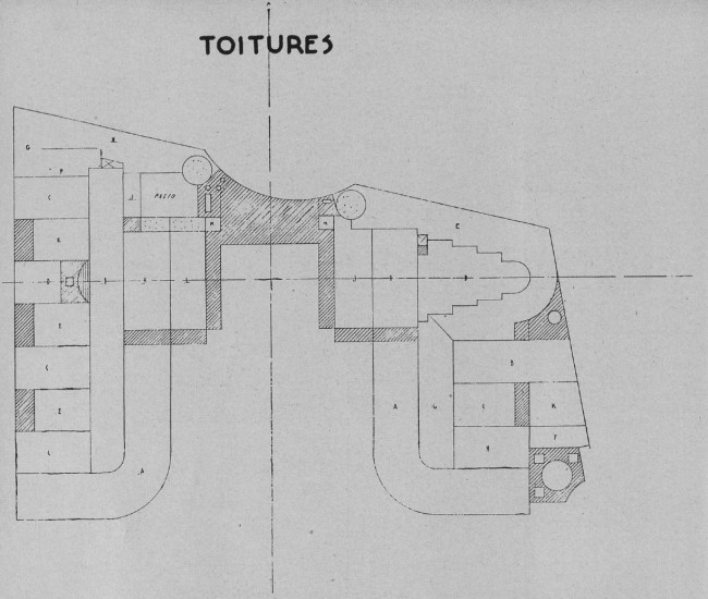 Musée d'art moderne - Plan toitures